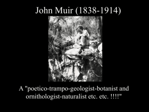PowerPoint Presentation - John Muir (1838