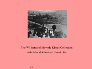 Kimes John Muir Literary Collection