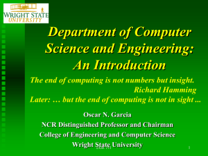 An Introduction - College of Engineering and Computer Science