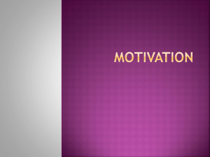 Motivation & other Study Skills