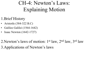 CH4 Newton's laws