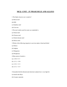 mcq –unit – iv phase rule and alloys