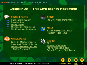 Civil Rights Movement PPT