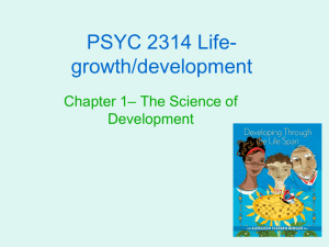 The science of human development…