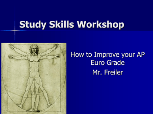 Study Skills Workshop