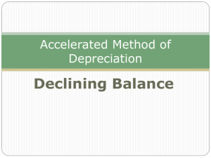 Depreciation-acceleratedDeclining