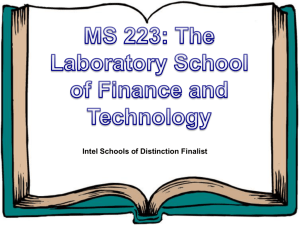 M.S. 223 The Laboratory School of Finance and - K
