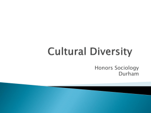 Cultural Diversity - Ms. Sims