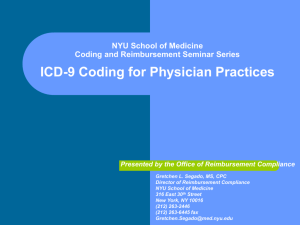 NYU School Of Medicine Coding And Reimbursement Seminar