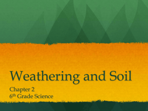 Weathering and Soil