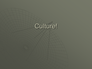 culture lecture