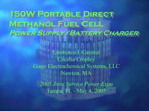 What is a Direct Methanol Fuel Cell?