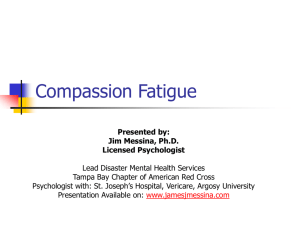 Compassion Fatigue - jamesjmessina.com