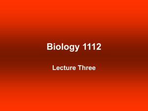 Biology 1102 - Gordon State College