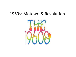 1960s: Motown & Revolution - slongomusic