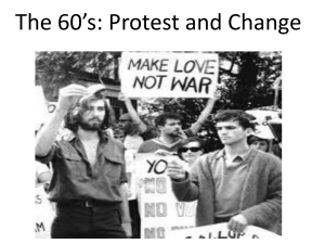 Unit 9 The 60s Protest and Change Unit 9