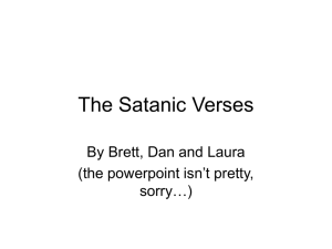 PowerPoint Presentation - The Satanic Verses