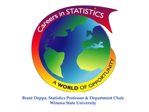 Careers in Statistics - Winona State University