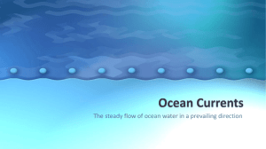 Powerpoint on Ocean Currents - Science
