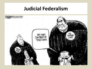 Judicial Federalism