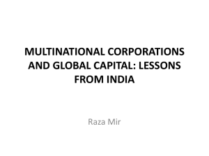 multinational corporations and global capital