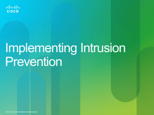 Implementing Intrusion Prevention