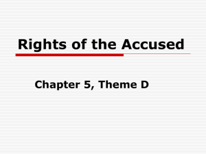 Due Process & Judicial Rights