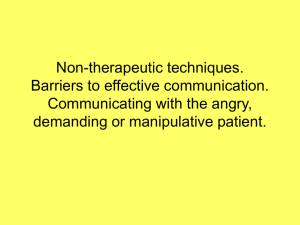 Non-therapeutic techniques