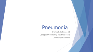 Pneumonia - BobSheppard.com