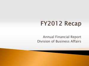 FY2011 AFR Presentation
