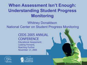 Curriculum-Based Measurement - The National Center on Student