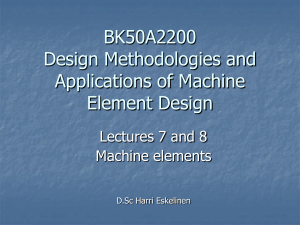 Machine elements 2