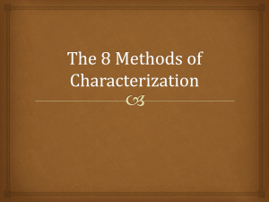 8 Methods of Characterization