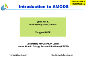 Rhee - IAEA Atomic and Molecular Data Unit