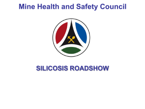 general presentation on MHSC silicosis roadshow