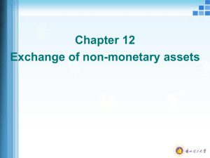 Chapter 12 Exchange of non