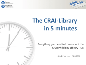 CRAI Philology Library