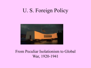 US Foreign Policy - Adams State University