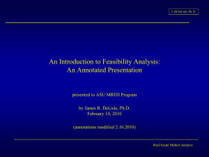 An Introduction to Feasibility Analysis.