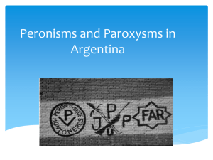 Argentina and Peronismos
