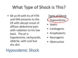 Types of Shock - mcstmf