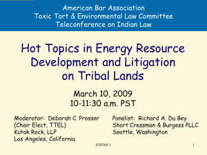 Tribal Seminar Test - American Bar Association