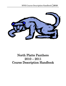 Course Description Handbook - North Platte R-1