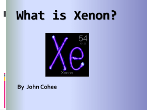 Element Research Project (Xenon1)