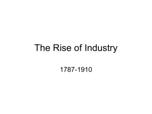 The Rise of Industry - Reading Community Schools