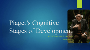 Jean Piaget Stages of Cognitive Development
