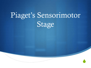 Piaget*s Sensorimotor Stage
