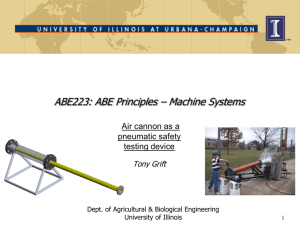 Air Cannon - Department of Agricultural and Biological Engineering