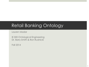 Retail Banking Ontology