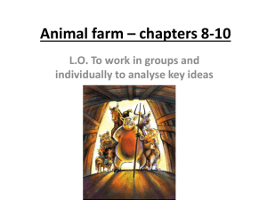 Animal farm * chapters 8-10